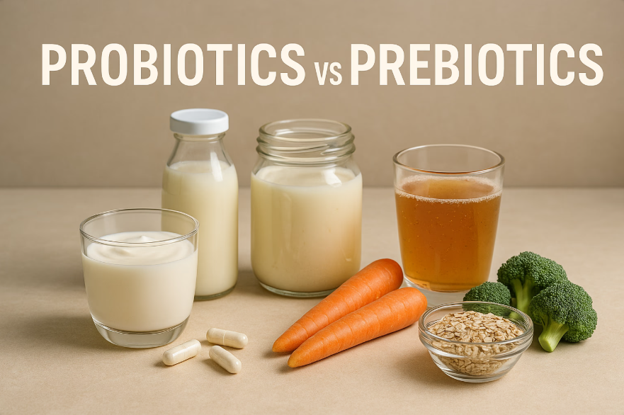 Probiotics vs Prebiotics: What’s the Difference and Why It Matters